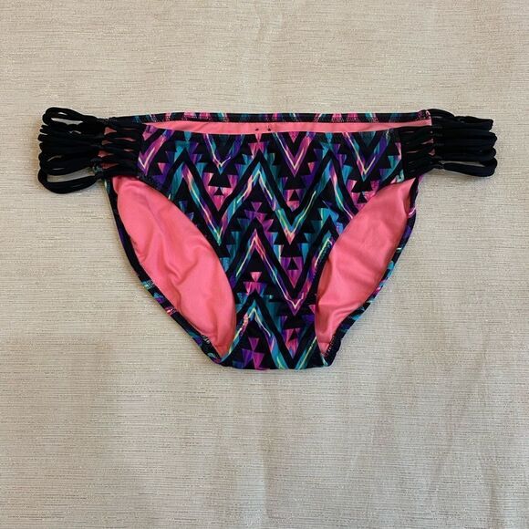 Pink Victoria’s Secret Swim Bikini Bottom Women Size M - Picture 1 of 7